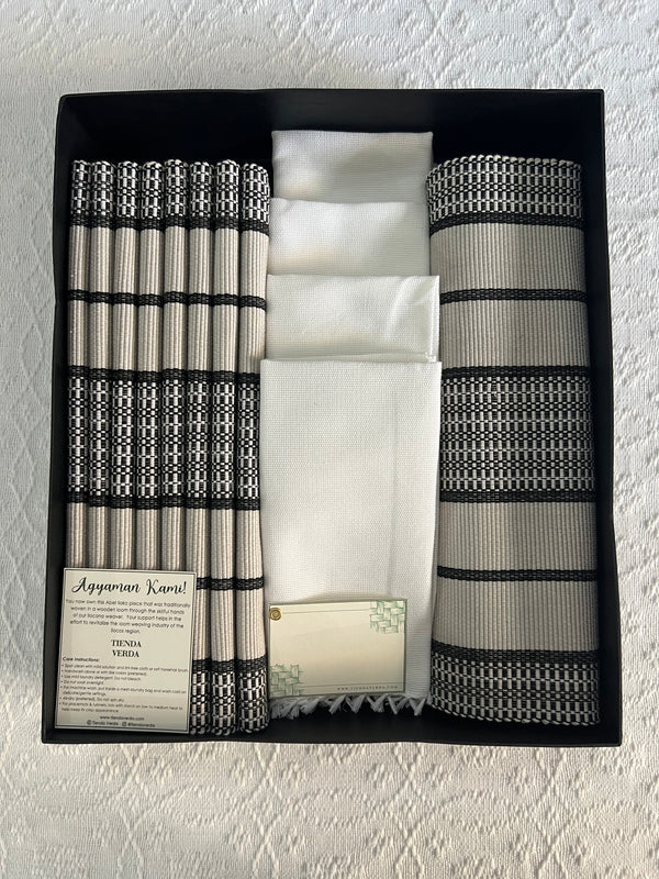 Shadow 8-Seater Verda Bundle with Napkins ( Personalized Embroidery INCLUDED)