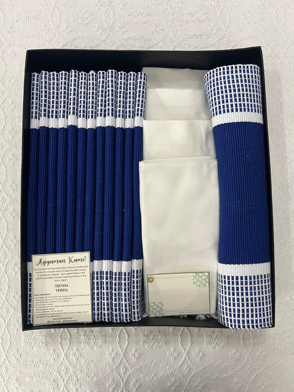 Lazuli 12-Seater Verda Bundle with Napkins (Embroidery Included)