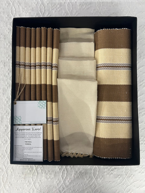 Dulce 8-Seater Verda Bundle with Napkins (Personalized Embroidery INCLUDED)