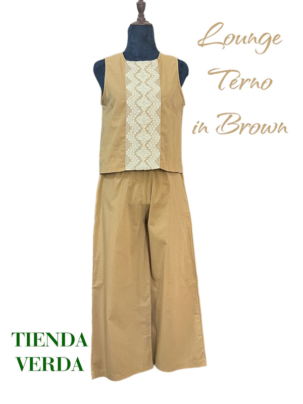 LOUNGE TERNO IN BROWN
