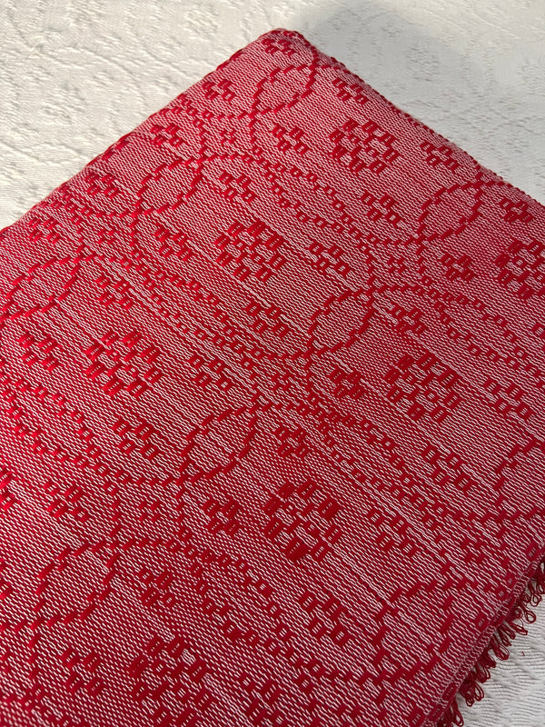 TRAMBIA BLANKET IN SCARLET RED