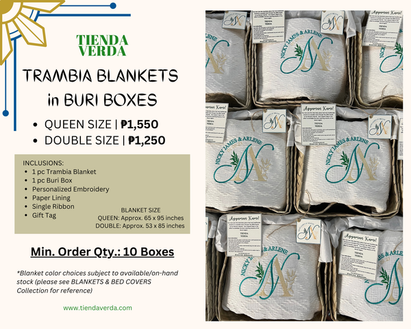 Trambia Blankets in Buri Boxes