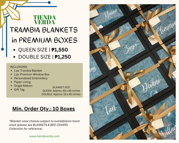 Trambia Blankets in Premium Boxes