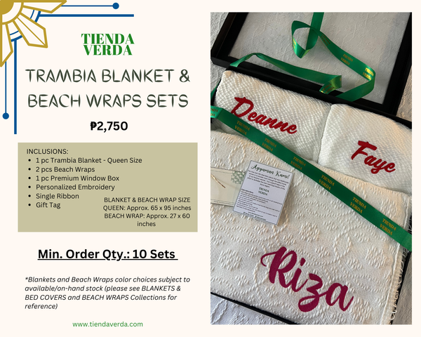 Trambia Blanket & Beach Wraps Sets