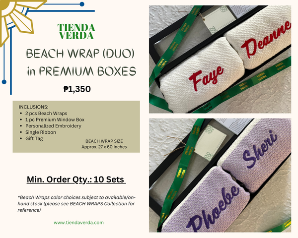 Beach Wrap (Duo) in Premium Boxes