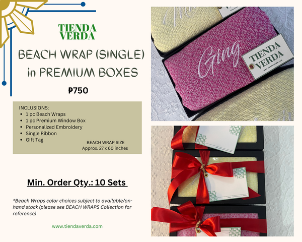 Beach Wrap (Single) in Premium Boxes