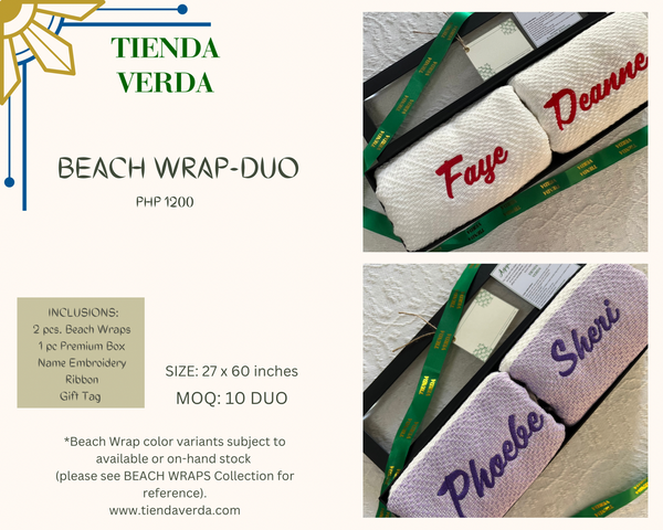 Beach Wrap Duo