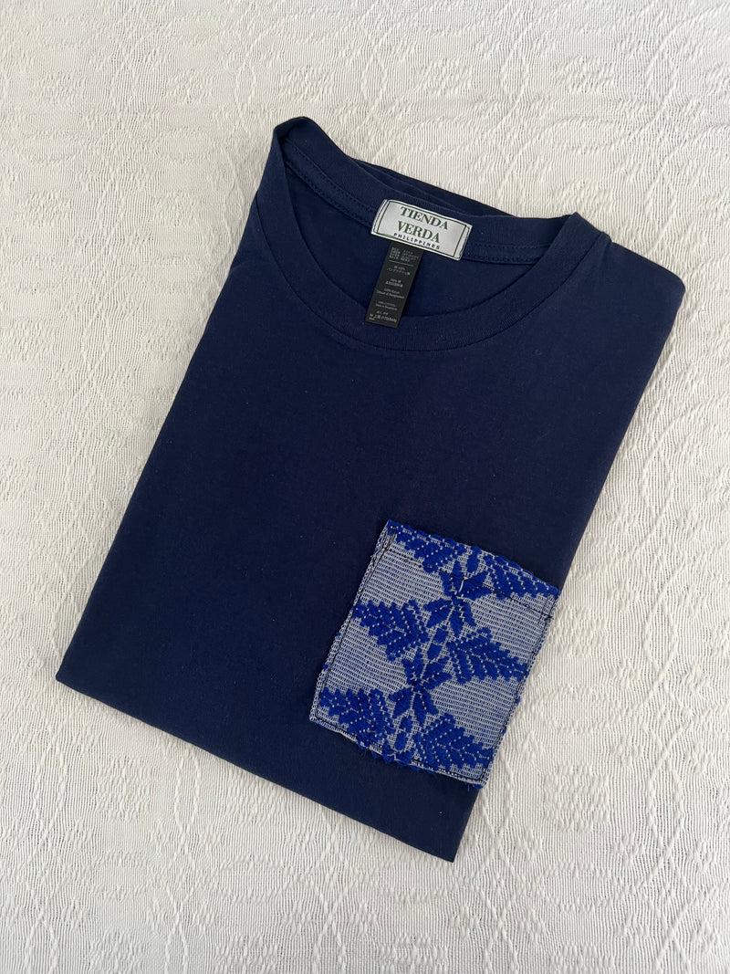 Pinilian Pocket Shirt - Navy/Royal Blue