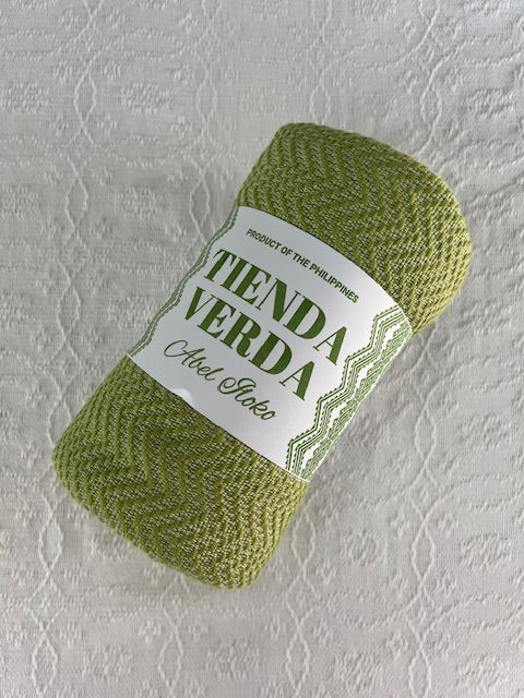TRAMBIA BLANKET IN AVOCADO GREEN (DOUBLE SIZE)
