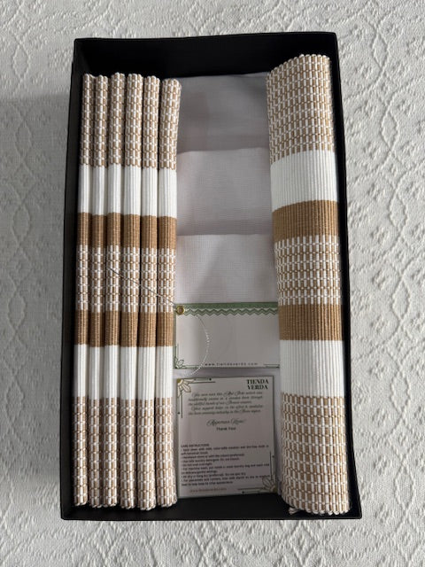 Azucar | 6-Seater | Runner, Placemats, & Napkins Gift Box
