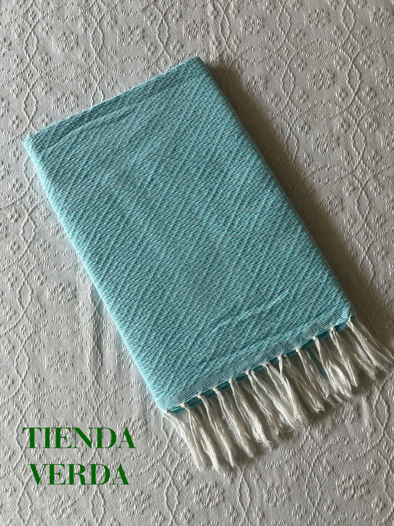 Beach Wrap in Mint Blue (PLAIN)