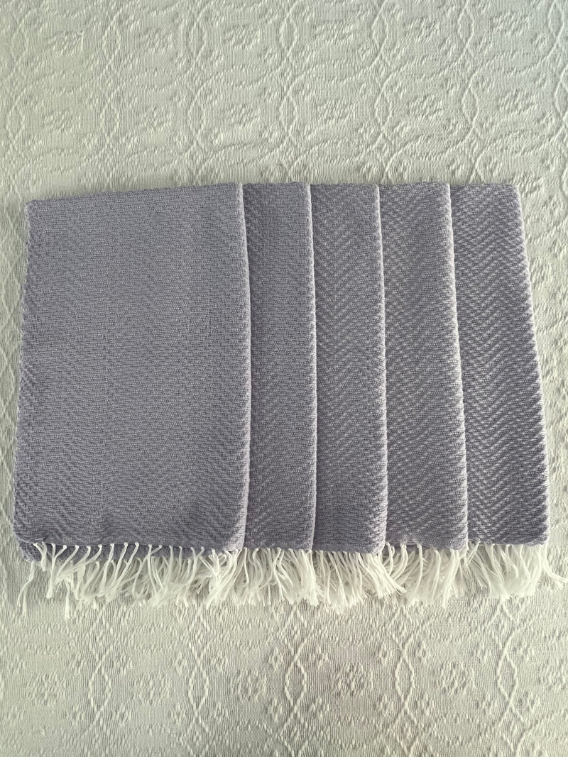 LAVENDER HAND TOWELS - 5 piece set