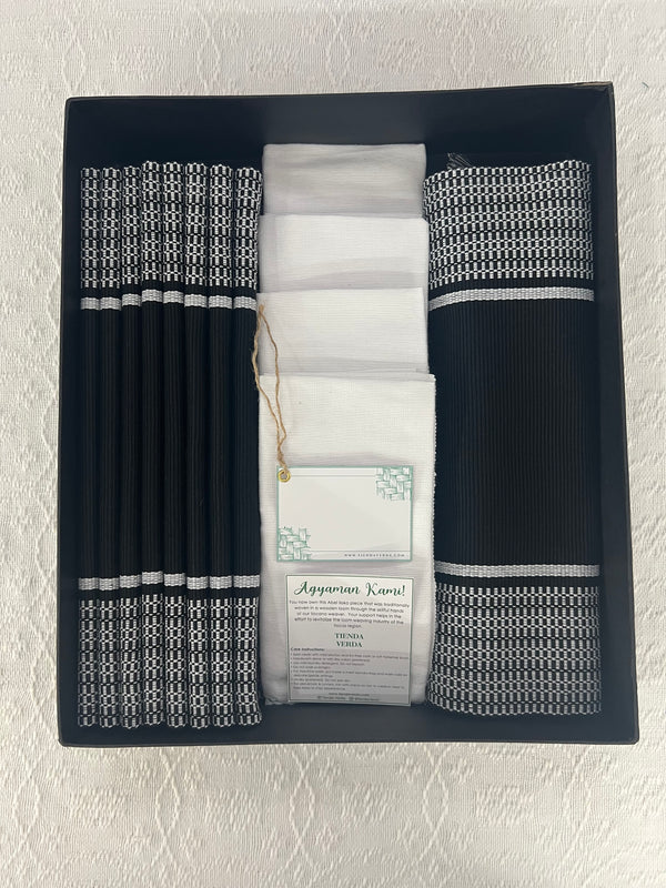 Onyx V2 8-Seater Verda Bundle with Napkins (Personalized Embroidery INCLUDED)