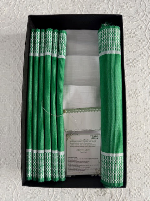 Hardin | 6-Seater | Runner, Placemats, & Napkins Gift Box