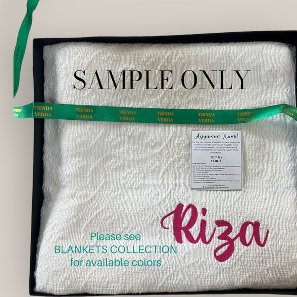 Trambia Blanket (1-piece + with Personalized Embroidery)