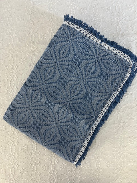 TRAMBIA BLANKET IN AZURE