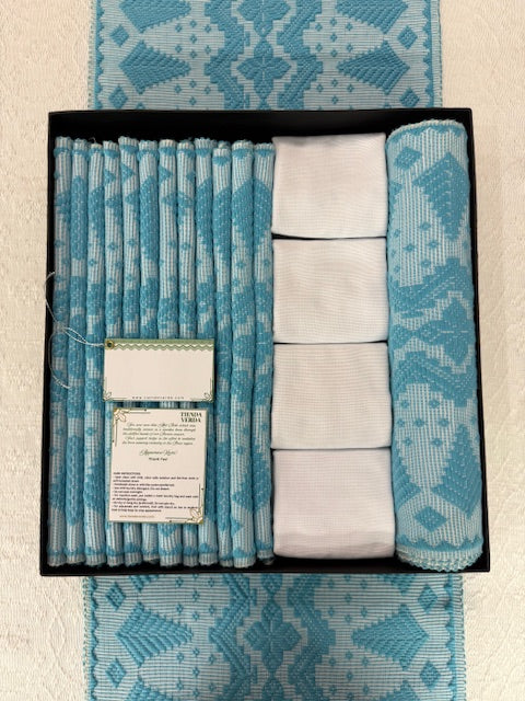 Langit | 12-Seater | Pinilian Runner, Placemats, & Napkins Gift Box