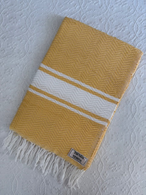 Beach Wrap in Oat Yellow