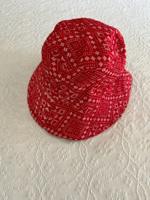 Reversible Bucket Hat - Red/Red