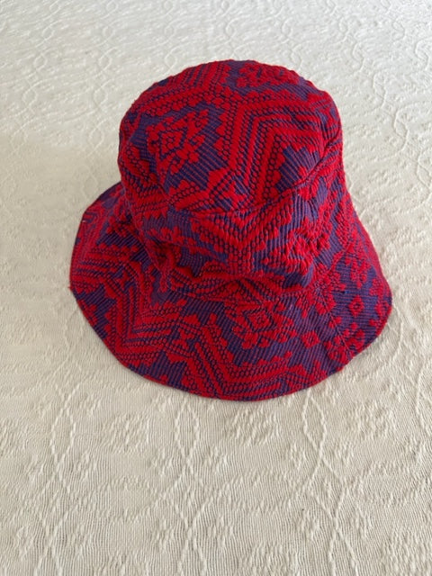 Reversible Bucket Hat - Red/Blue