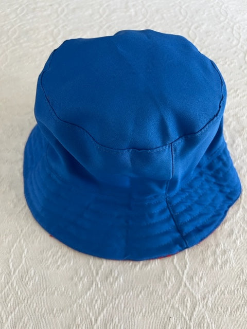 Reversible Bucket Hat - Red/Blue