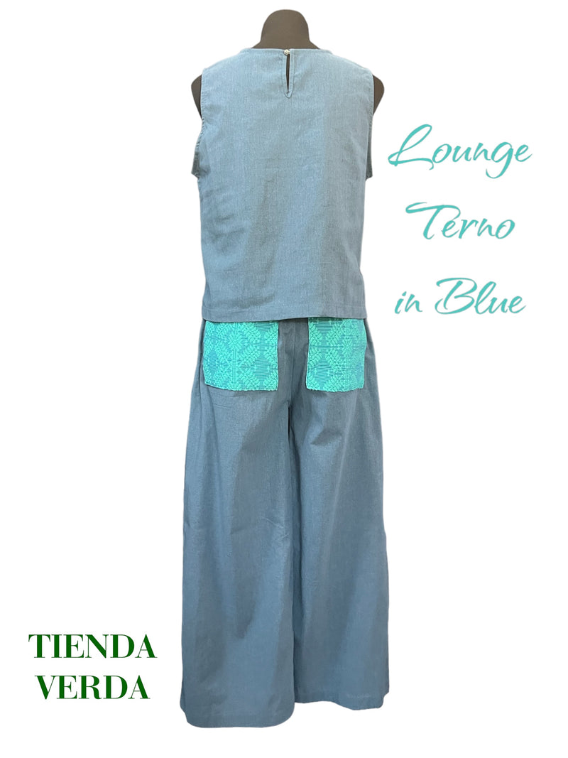 LOUNGE TERNO IN BLUE