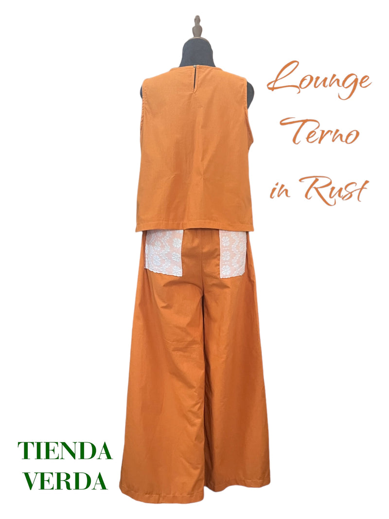 LOUNGE TERNO IN RUST