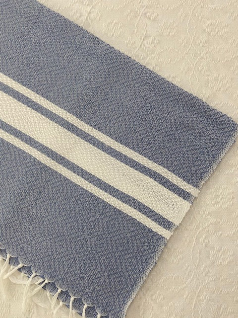 Beach Wrap in Dusty Blue