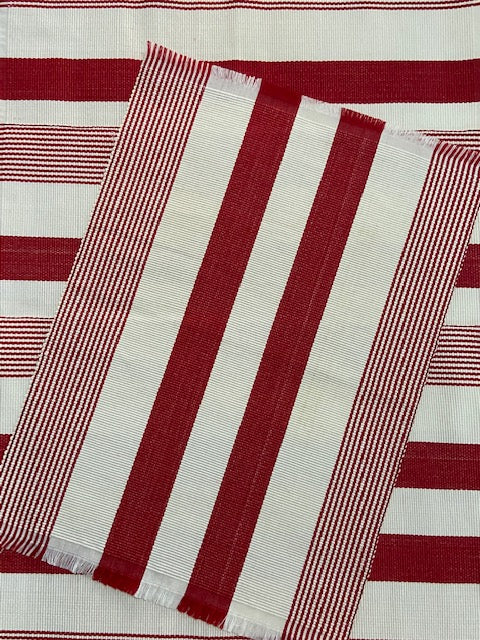 Strawberry Stripes - 6 piece set