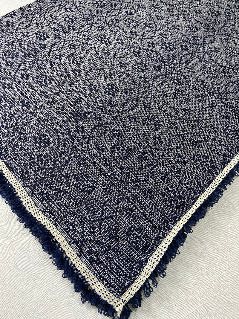 Trambia Blanket in Navy Blue