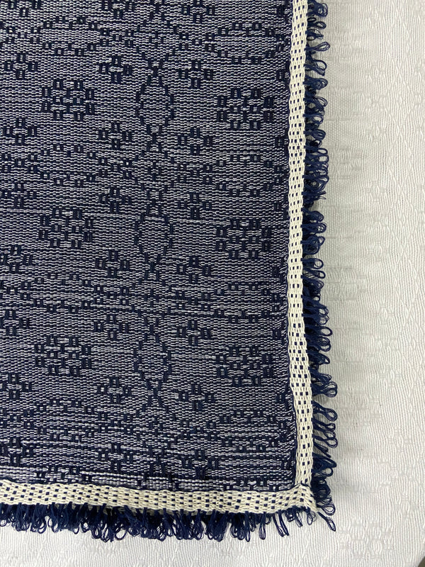 Trambia Blanket in Navy Blue