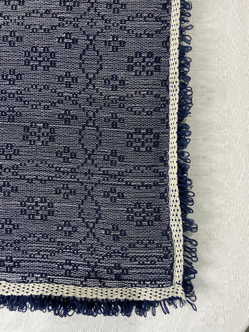 Trambia Blanket in Navy Blue