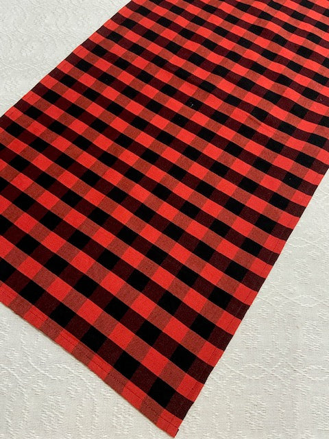 Red & Black Table Runner