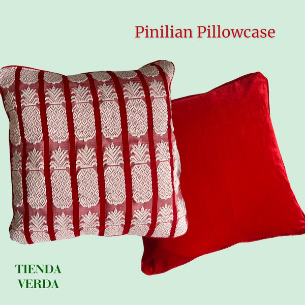 Pinilian Pillowcase in Red